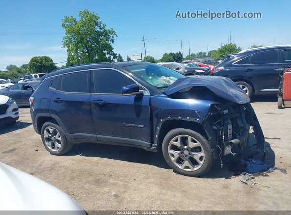 3C4NJDCB2KT787403 2019 JEEP COMPASS Blue Սալոնի հետևի տեսք