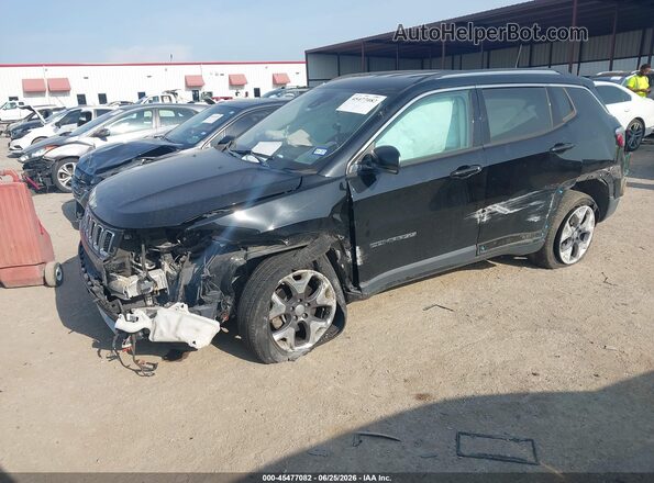 3C4NJDCB2MT517347 2021 JEEP COMPASS Черный Передняя левая четверть