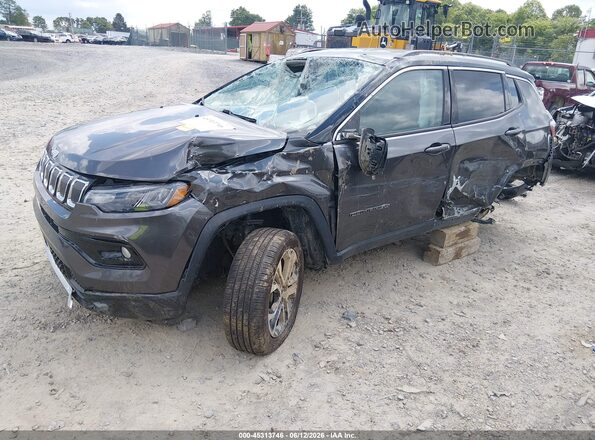 3C4NJDCB2NT133862 2022 JEEP COMPASS Black Передня ліва чверть
