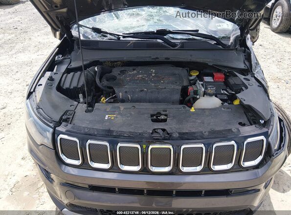 3C4NJDCB2NT133862 2022 JEEP COMPASS Black Вид ззаду