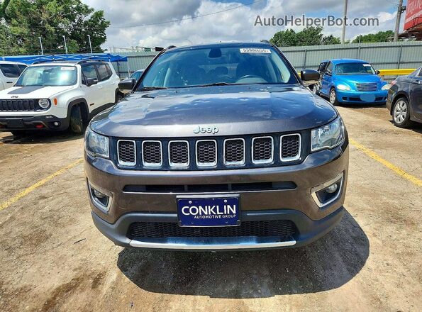 3C4NJDCB3JT281965 2018 JEEP COMPASS Gray Դիմացի տեսք