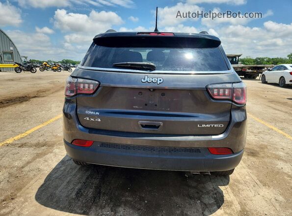 3C4NJDCB3JT281965 2018 JEEP COMPASS Gray Հետևի տեսք
