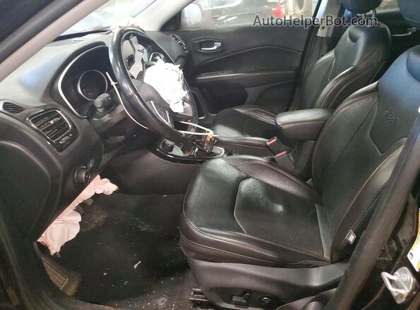 3C4NJDCB3MT576455 2021 JEEP COMPASS Black Widok wnętrza z przodu