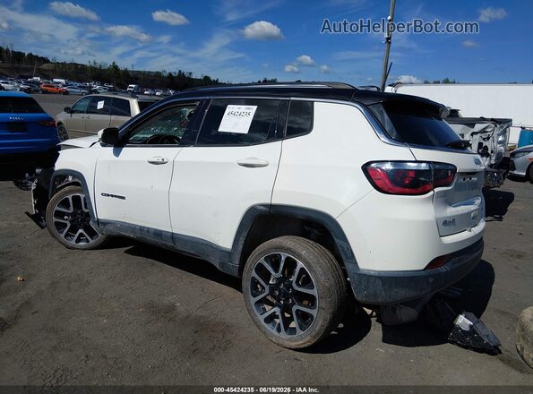3C4NJDCB3MT597659 2021 JEEP COMPASS Белый Задняя левая четверть