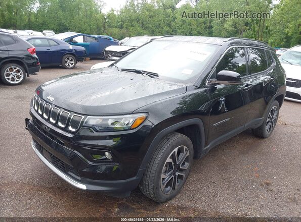 3C4NJDCB3NT133126 2022 JEEP COMPASS Black Przód lewy