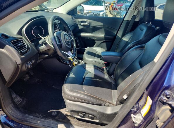 3C4NJDCB4KT683009 2019 JEEP COMPASS Blue Սալոնի դիմացի տեսք
