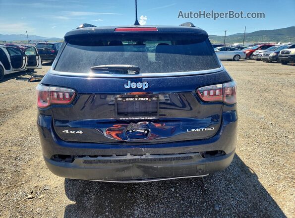 3C4NJDCB4KT683009 2019 JEEP COMPASS Blue Հետևի տեսք