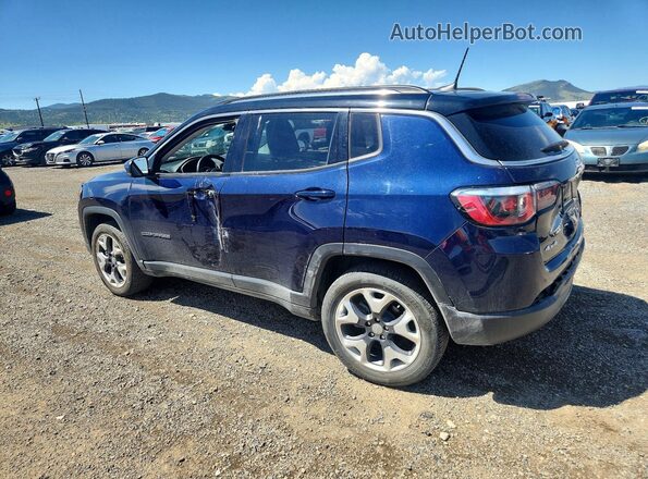 3C4NJDCB4KT683009 2019 JEEP COMPASS Blue Հետևի ձախ