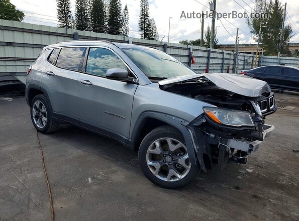 3C4NJDCB4KT791159 2019 JEEP COMPASS Silver Front right