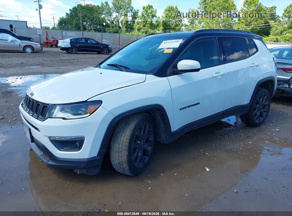 3C4NJDCB4LT168979 2020 JEEP COMPASS White წინა მარცხენა ხედი სამი მეოთხედიდან