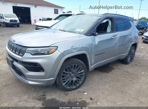 3C4NJDCB4NT183453 2022 JEEP COMPASS Gray Przód lewy