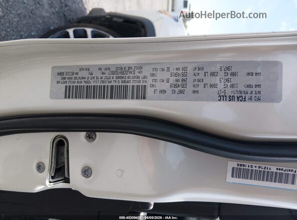 3C4NJDCB5HT639917 2017 JEEP NEW COMPASS White Vista del compartimento del motor