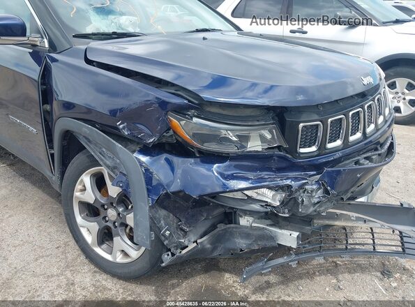 3C4NJDCB5KT767288 2019 JEEP COMPASS Blue Front view