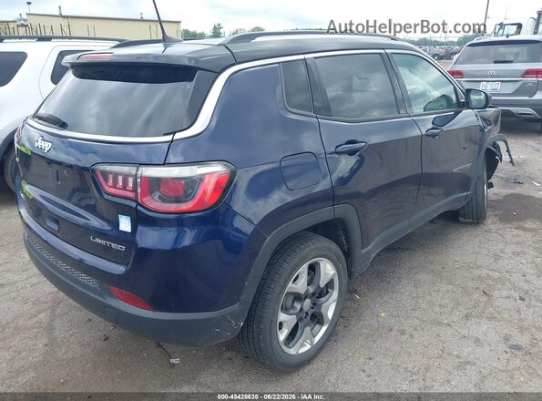 3C4NJDCB5KT767288 2019 JEEP COMPASS Blue Rear right