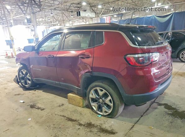 3C4NJDCB5LT238991 2020 JEEP COMPASS Burgundy უკანა მარცხენა