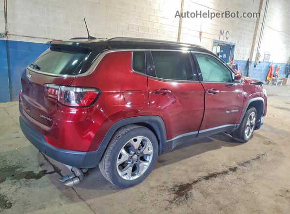 3C4NJDCB5LT238991 2020 JEEP COMPASS Burgundy უკანა მარჯვენა