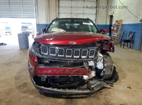 3C4NJDCB5LT238991 2020 JEEP COMPASS Burgundy წინა ხედი