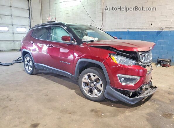 3C4NJDCB5LT238991 2020 JEEP COMPASS Burgundy წინა მარჯვენა
