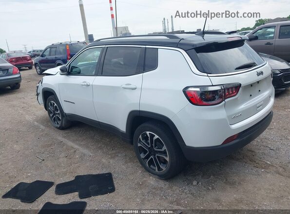 3C4NJDCB5NT135007 2022 JEEP COMPASS White Trasero izquierdo