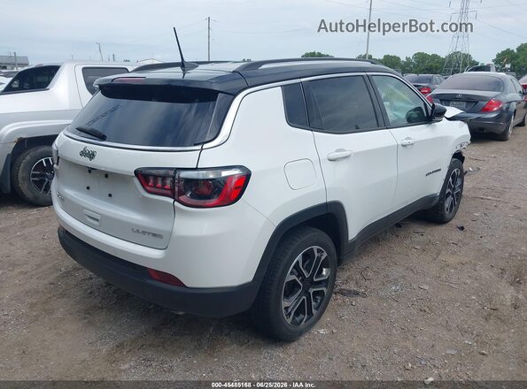 3C4NJDCB5NT135007 2022 JEEP COMPASS White Trasero derecho