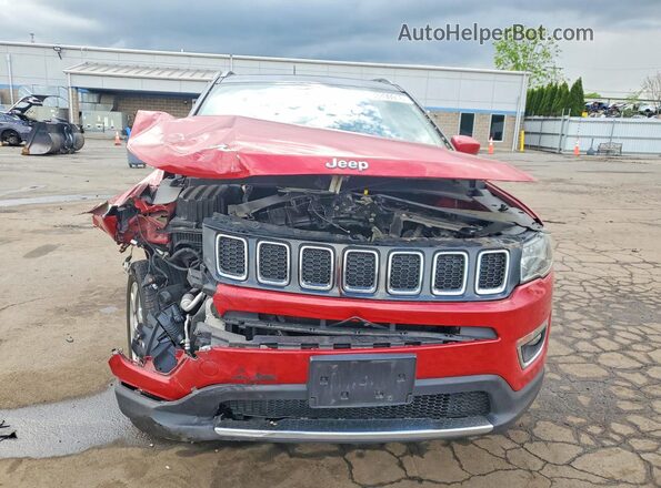 3C4NJDCB6JT280860 2018 JEEP COMPASS Red Front view