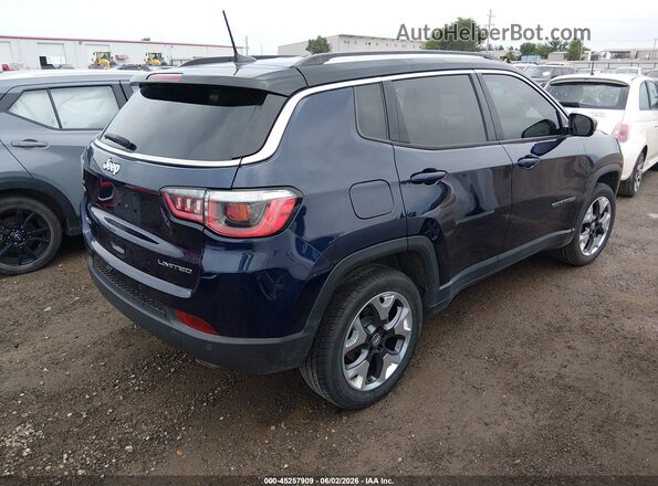 3C4NJDCB6KT599581 2019 JEEP COMPASS Blue Հետևի աջ