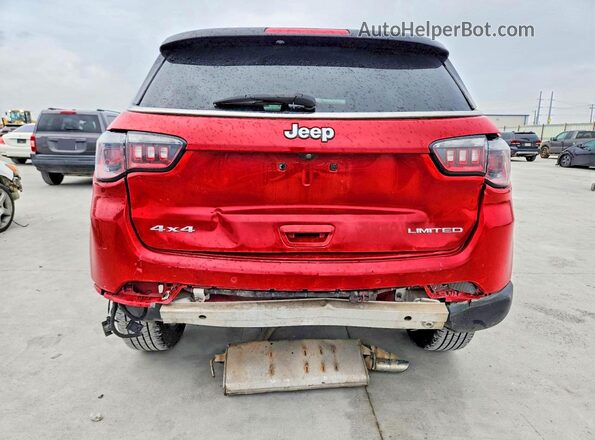3C4NJDCB6MT604460 2021 JEEP COMPASS Red უკანა ხედი