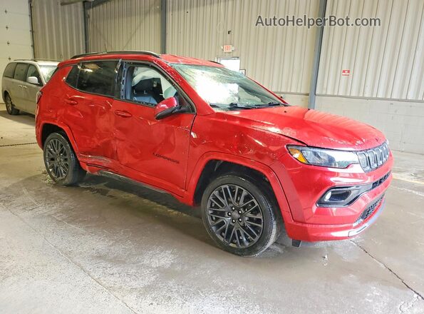 3C4NJDCB6NT185589 2022 JEEP COMPASS Red Передня права чверть