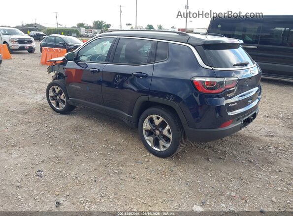 3C4NJDCB7JT350804 2018 JEEP COMPASS Blue Trasero izquierdo
