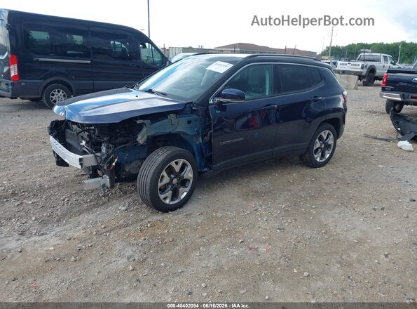 3C4NJDCB7JT350804 2018 JEEP COMPASS Blue Vista tres cuartos delantera izquierda