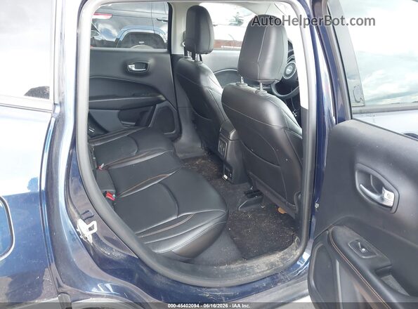 3C4NJDCB7JT350804 2018 JEEP COMPASS Blue Vista de la etiqueta del VIN