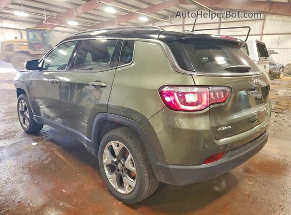 3C4NJDCB7JT435061 2018 JEEP COMPASS Зеленый Задняя левая четверть
