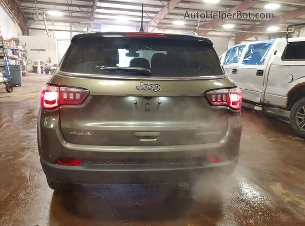 3C4NJDCB7JT435061 2018 JEEP COMPASS Зеленый Вид сзади