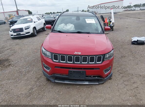 3C4NJDCB7KT696840 2019 JEEP COMPASS Red Սալոնի հետևի տեսք