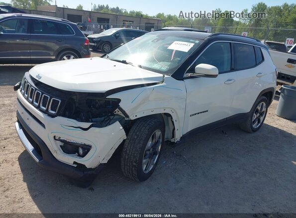 3C4NJDCB7MT554958 2021 JEEP COMPASS White Vista tres cuartos delantera izquierda