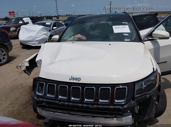 3C4NJDCB8JT175205 2018 JEEP COMPASS White Vista interior trasera