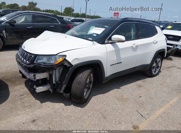 3C4NJDCB8JT175205 2018 JEEP COMPASS White Vista tres cuartos delantera izquierda