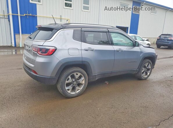 3C4NJDCB8JT270024 2018 JEEP COMPASS Silver Задня права чверть