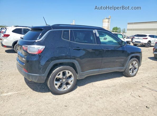 3C4NJDCB8KT596522 2019 JEEP COMPASS Black Trasero derecho