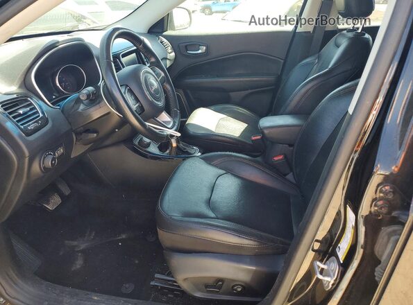 3C4NJDCB8KT596522 2019 JEEP COMPASS Black Vista interior delantera