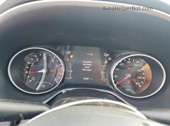 3C4NJDCB8KT661319 2019 JEEP COMPASS Gray Вид щитка приладів