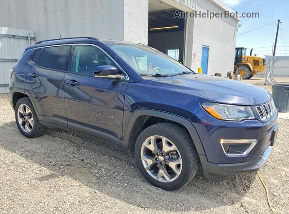 3C4NJDCB8LT215348 2020 JEEP COMPASS Blue Delantero derecho