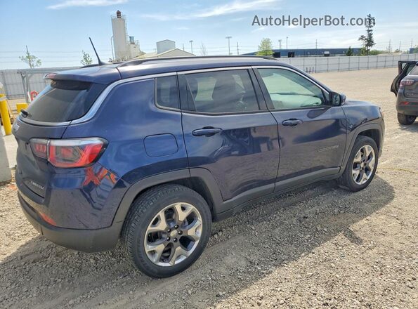 3C4NJDCB8LT215348 2020 JEEP COMPASS Blue Trasero derecho