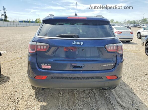 3C4NJDCB8LT215348 2020 JEEP COMPASS Blue Vista trasera