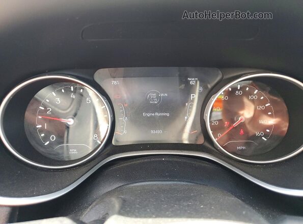 3C4NJDCB8LT215348 2020 JEEP COMPASS Blue Vista del cuadro de instrumentos