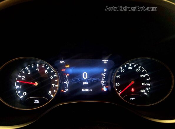 3C4NJDCB8MT602029 2021 JEEP COMPASS Silver Instrument cluster view