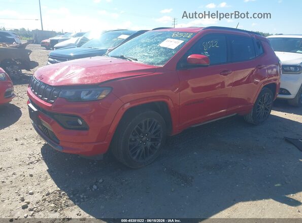 3C4NJDCB8NT212470 2022 JEEP COMPASS Red Vista tres cuartos delantera izquierda