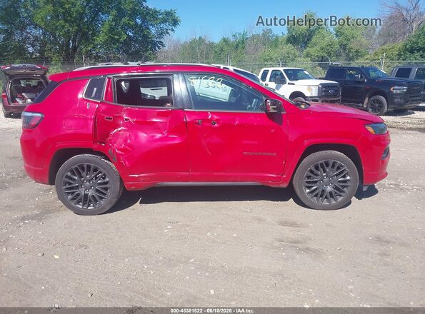 3C4NJDCB8NT212470 2022 JEEP COMPASS Red Vista interior trasera