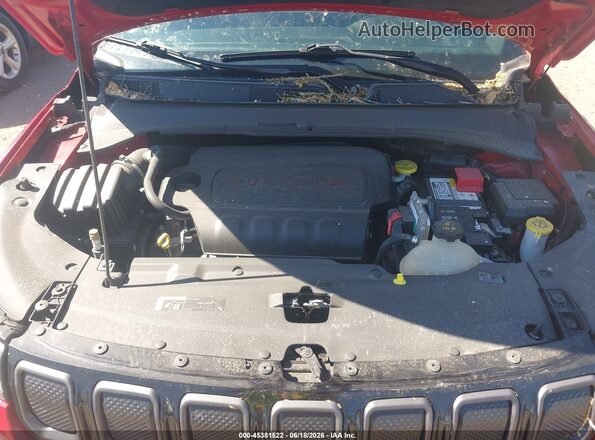 3C4NJDCB8NT212470 2022 JEEP COMPASS Red Vista trasera