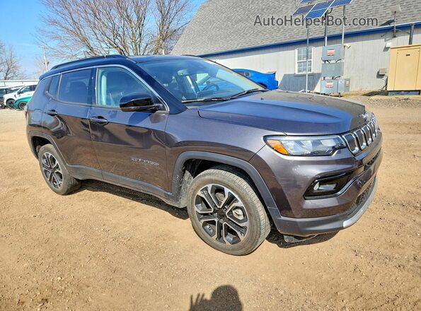 3C4NJDCB8NT227826 2022 JEEP COMPASS Серый Передняя правая четверть